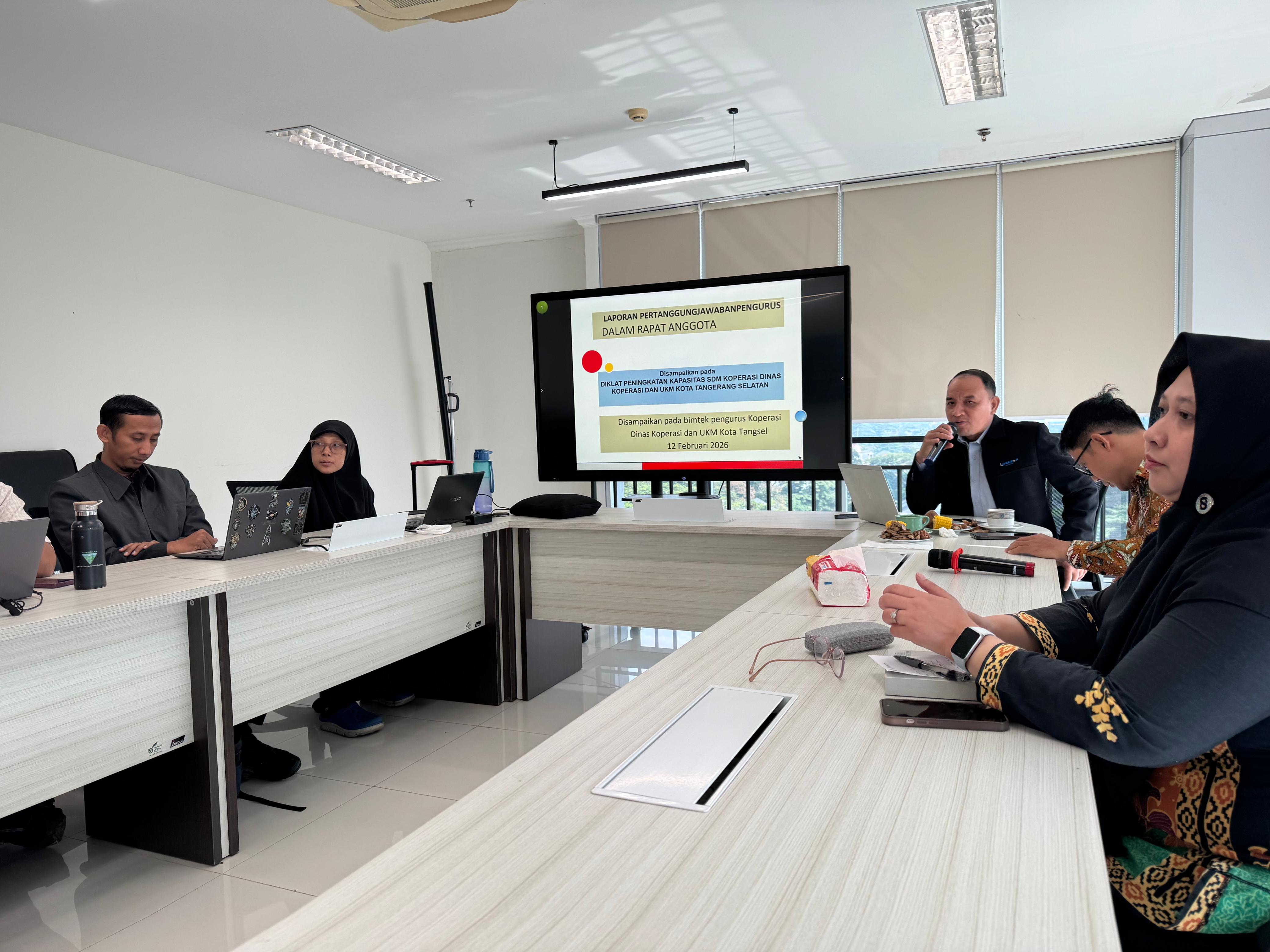 Optimalkan Tata Kelola, Dinkop Tangsel Gelar Klinik Koperasi Bahas Laporan RAT 2025