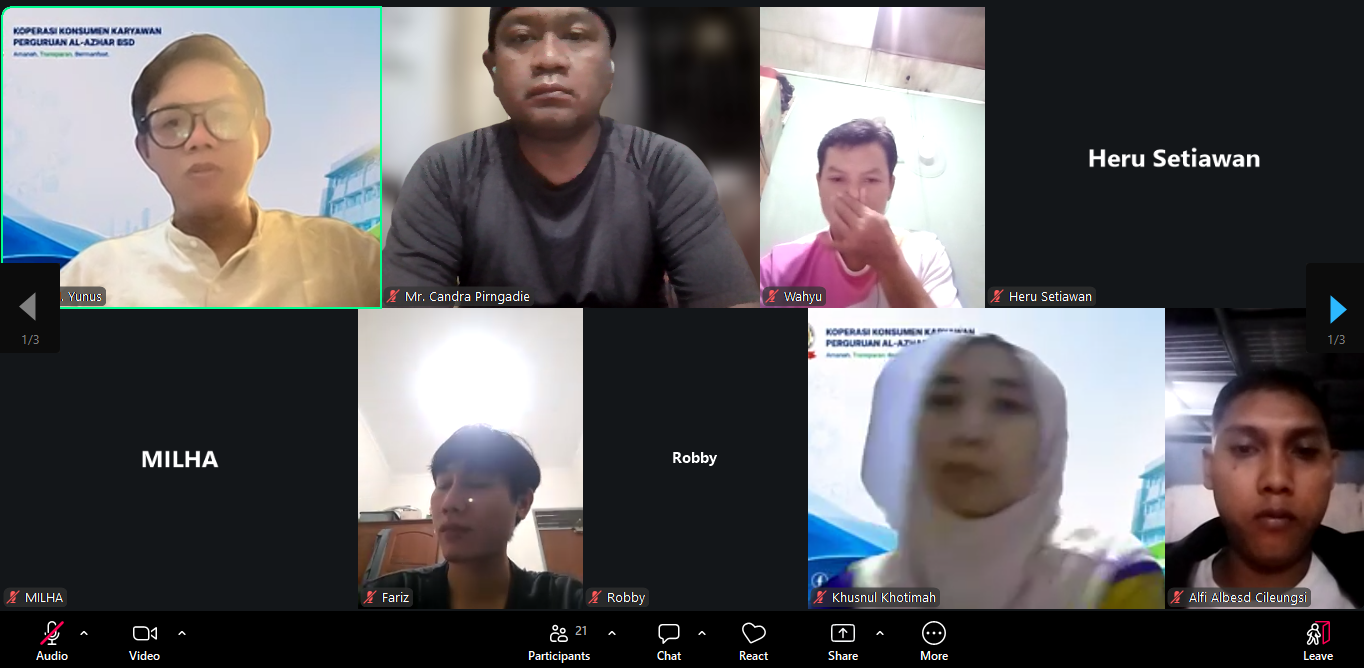 Perkuat Profesionalisme, Koperasi Karyawan Al-Azhar BSD Gelar Evaluasi Kinerja dan Dorong Inovasi Lini Usaha